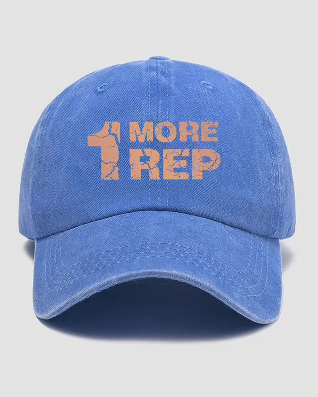 1 MORE REP Washed Keps - Gymfit