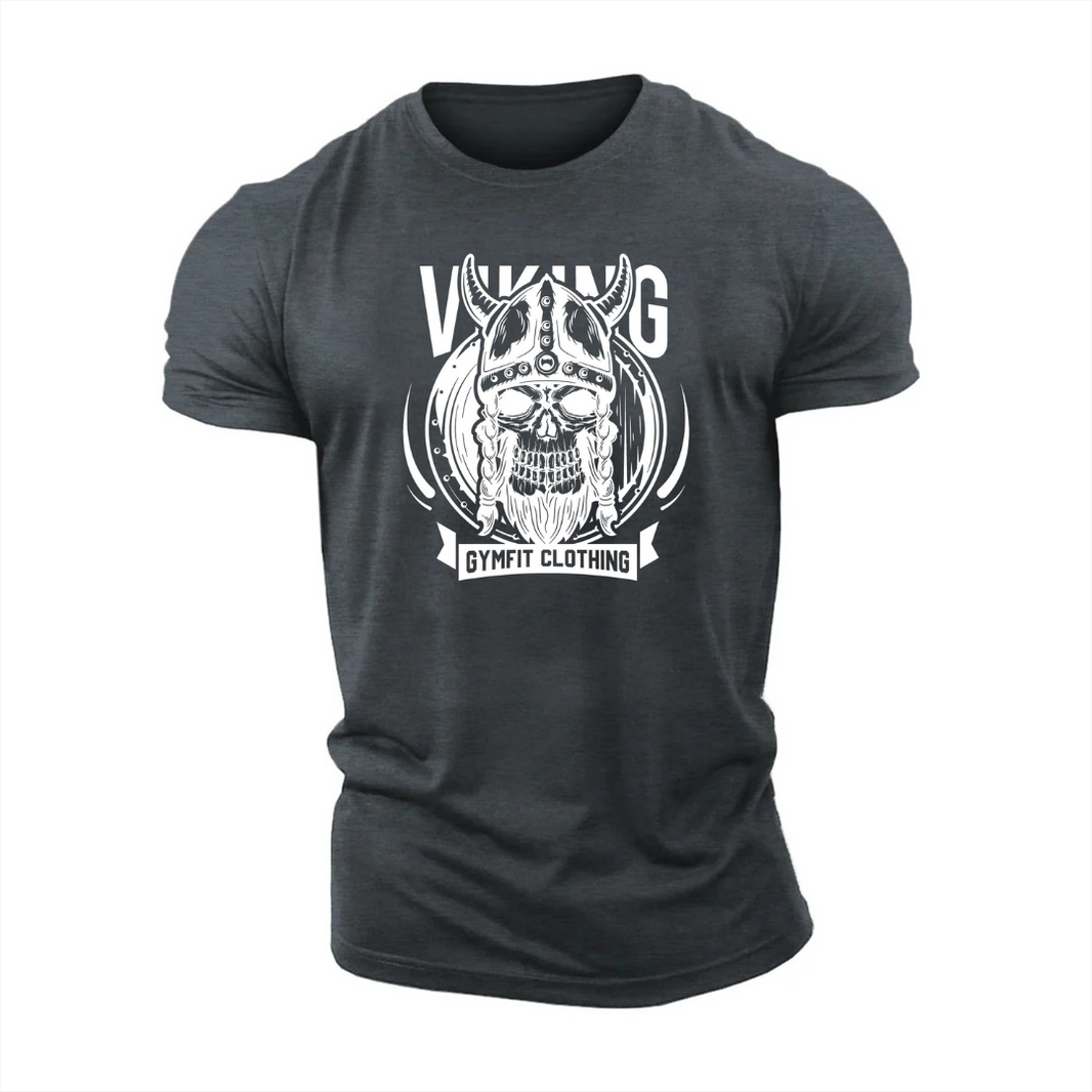 Gymfit Viking pääkallo T-paita