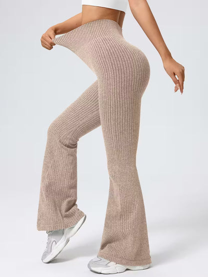 Ribbed Seamless Flare -leggingsit