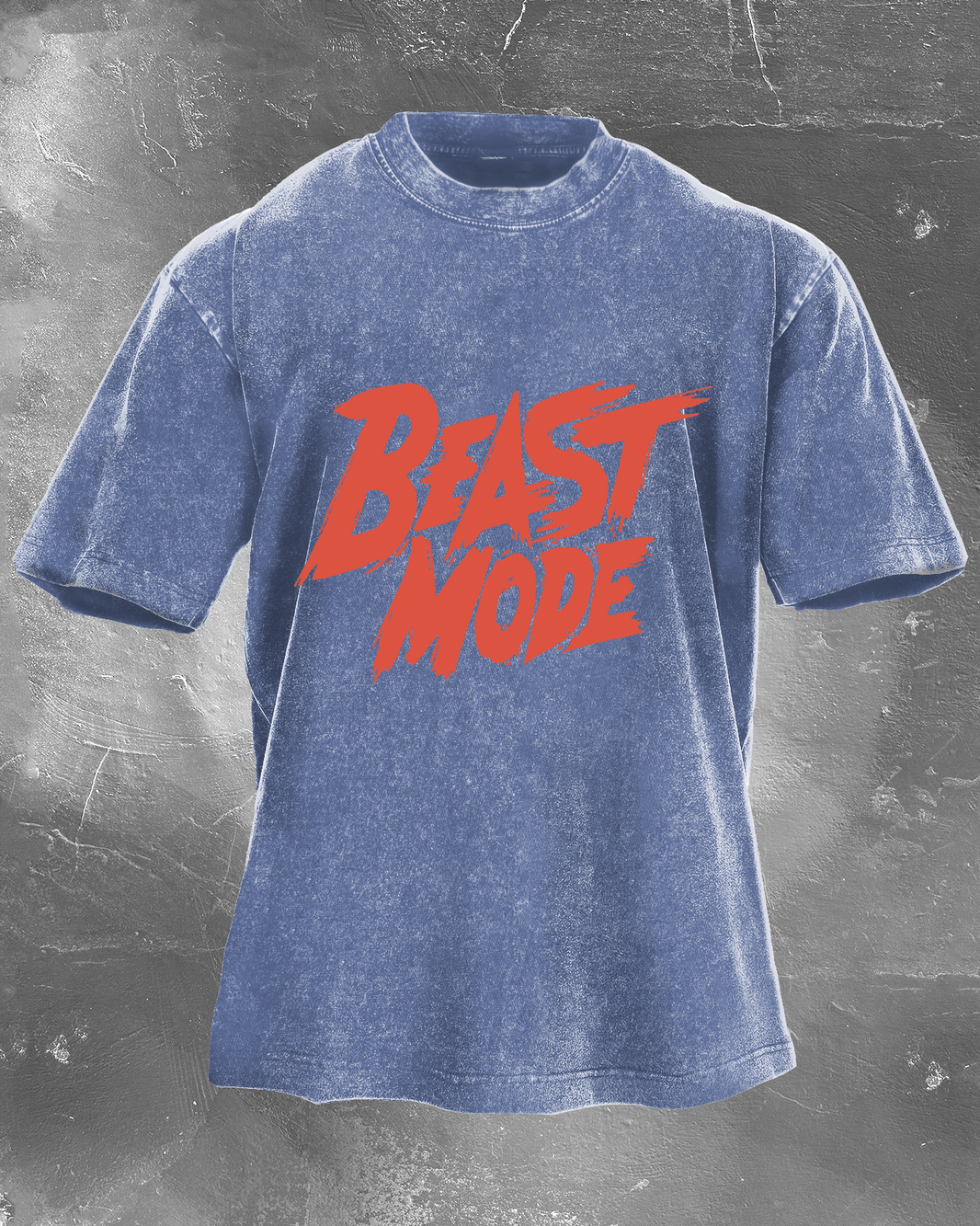 Beast Mode Heren gewassen T-shirt