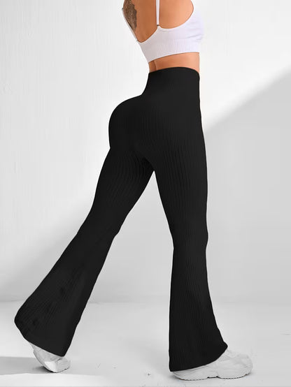 Ribbed Seamless Flare -leggingsit