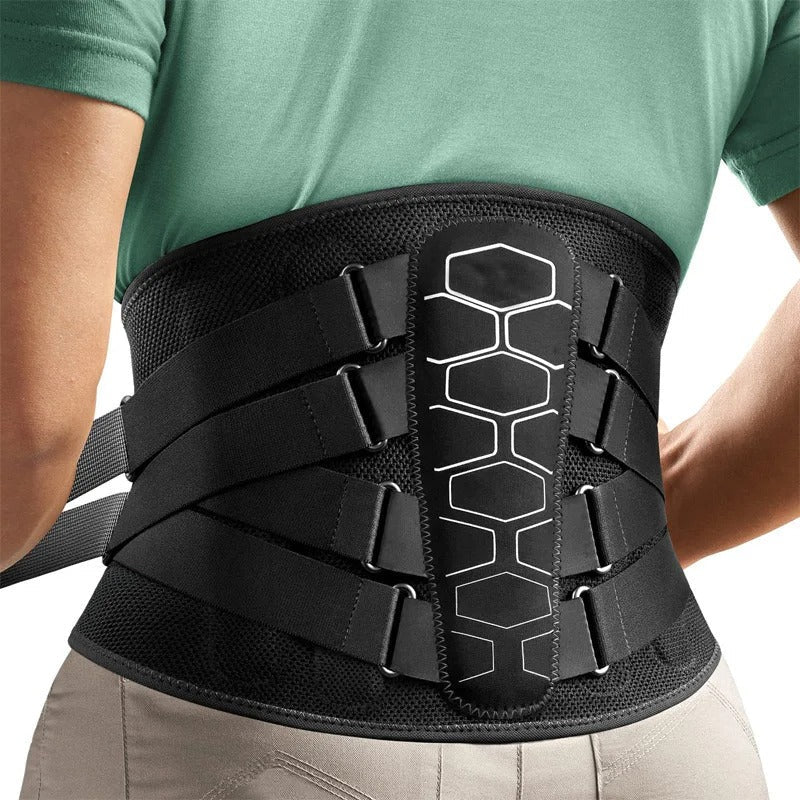 Ergonomic back support - with lumbar pad