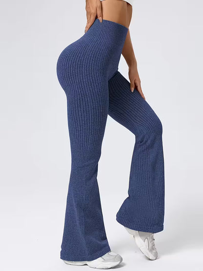 Ribbed Seamless Flare -leggingsit