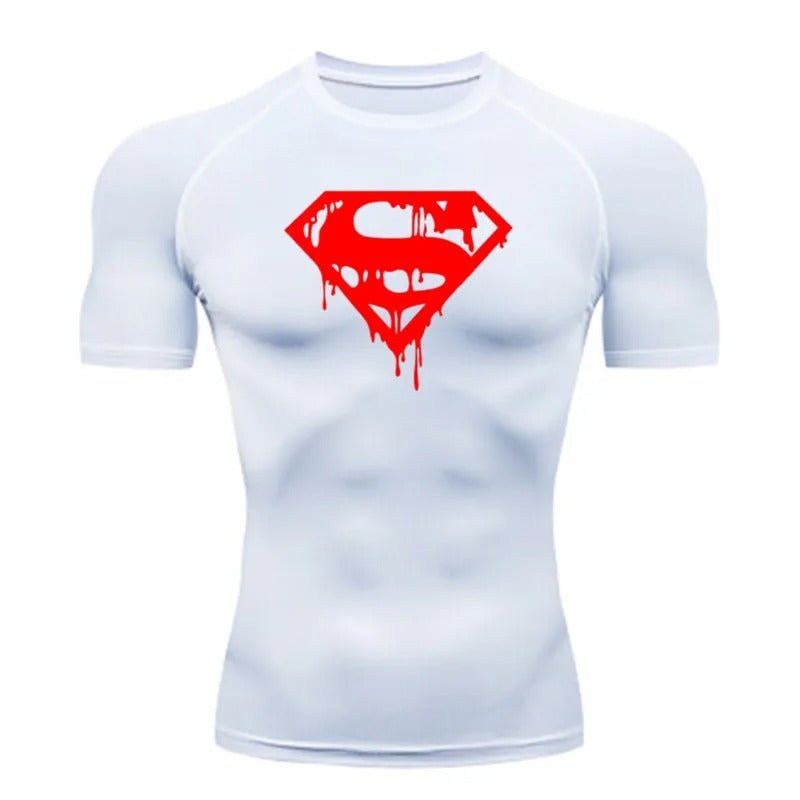 ×Superman コンプレッションウェア サイズ M Compression Superman T-shirt – Gymfit