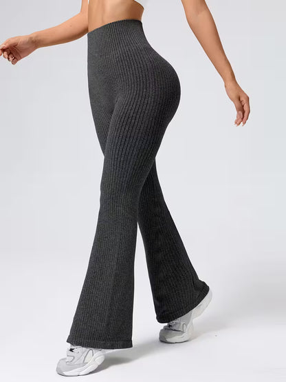 Ribbed Seamless Flare -leggingsit
