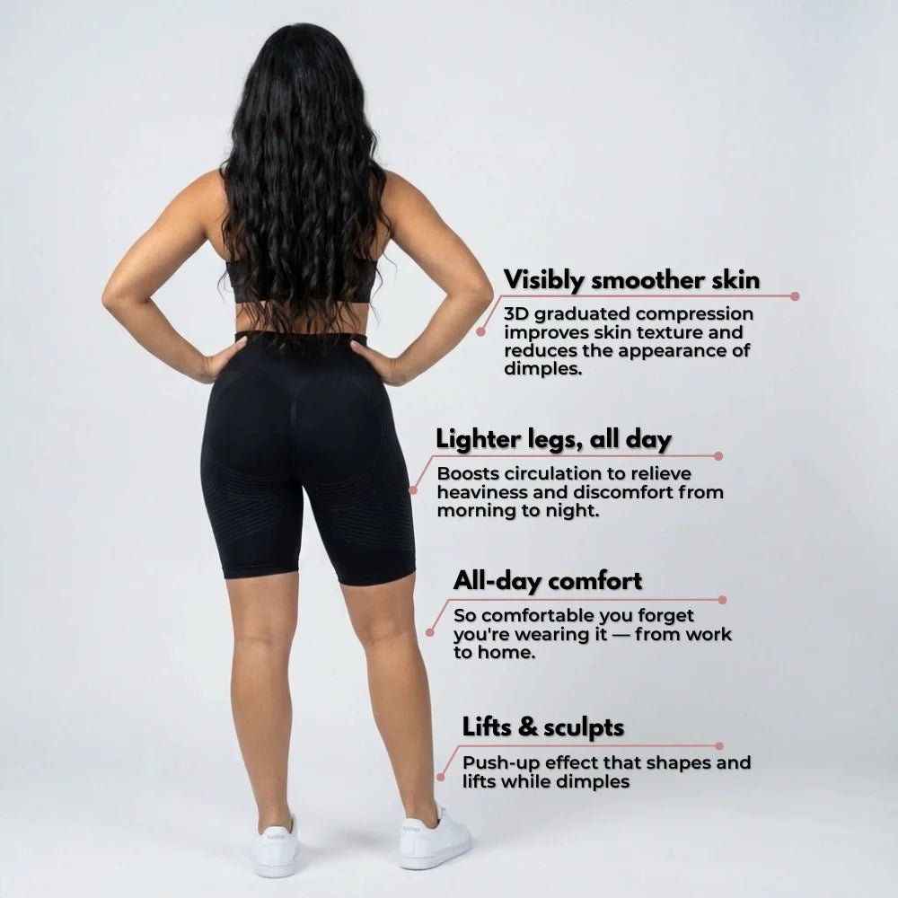 Anti Cellulite Seamless Shorts - Gymfit