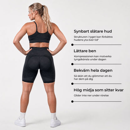 alt
Anti-selluliittiset saumattomat shortsit - Gymfit