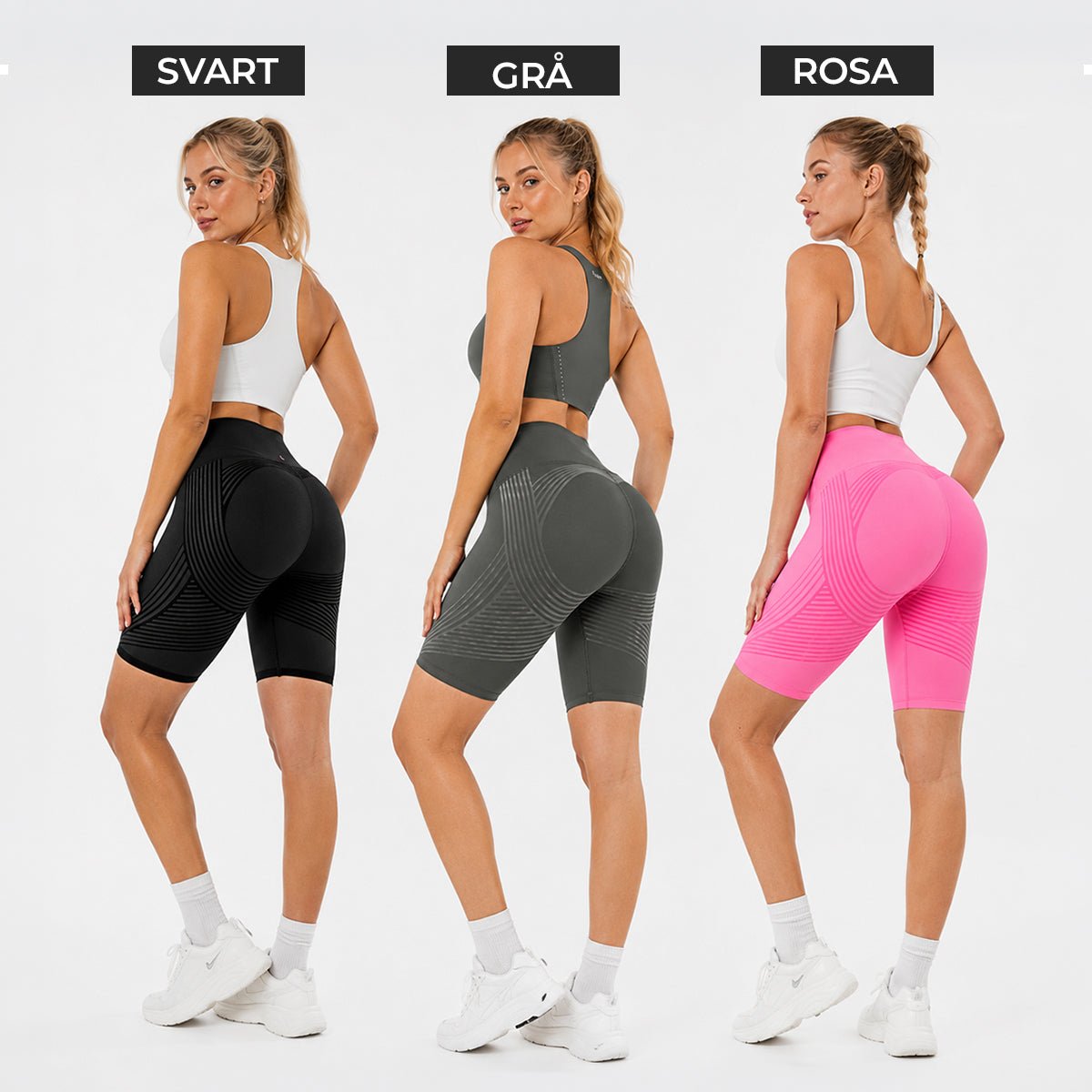 Saumattomat selluliittishortsit - Gymfit