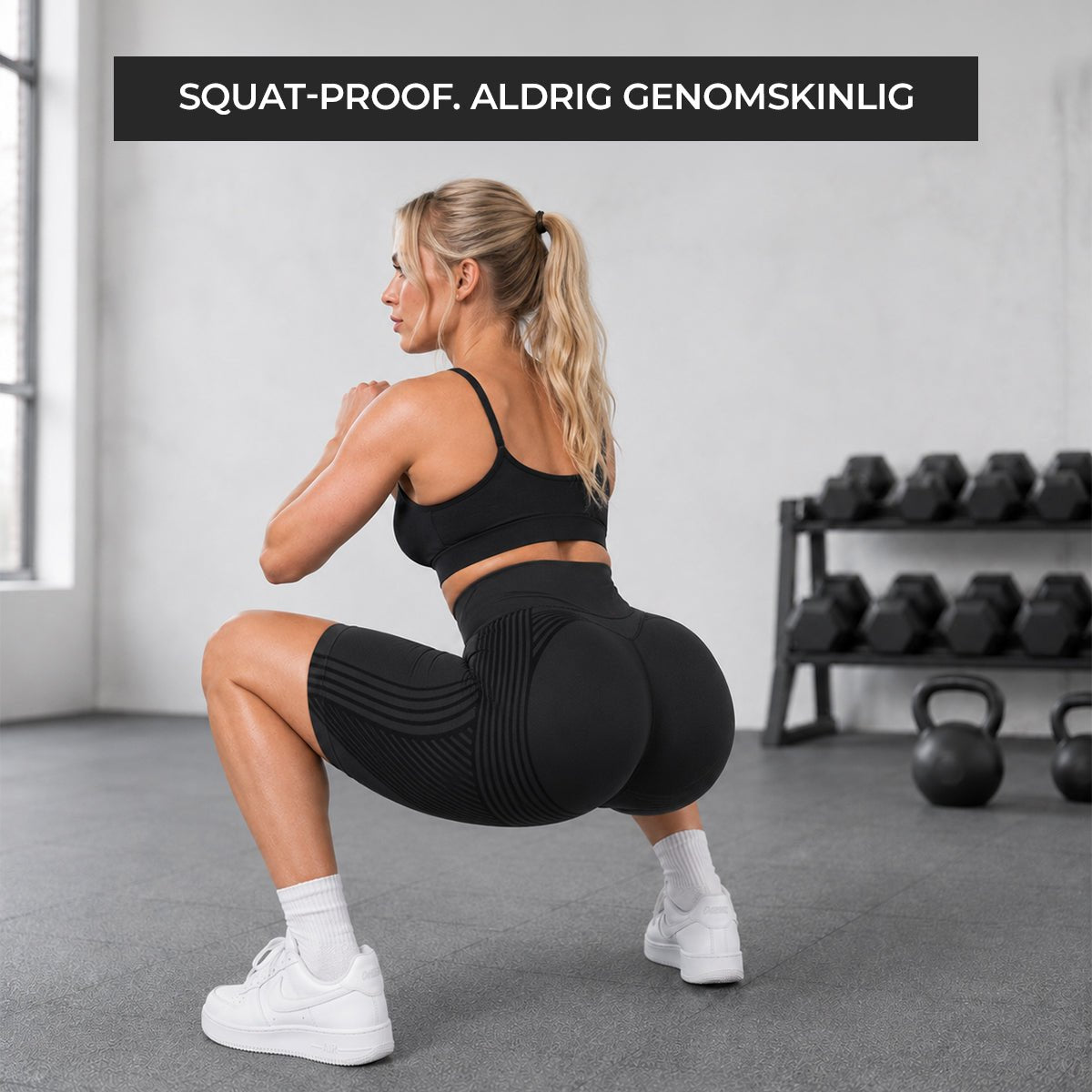 Anti-cellulite-saumattomat shortsit - Gymfit