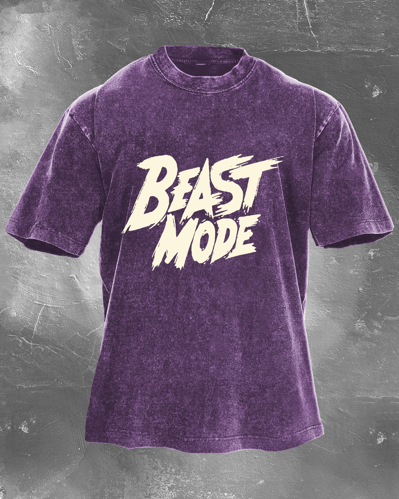 Beast Mode Men's washed T-shirt - Gymfit