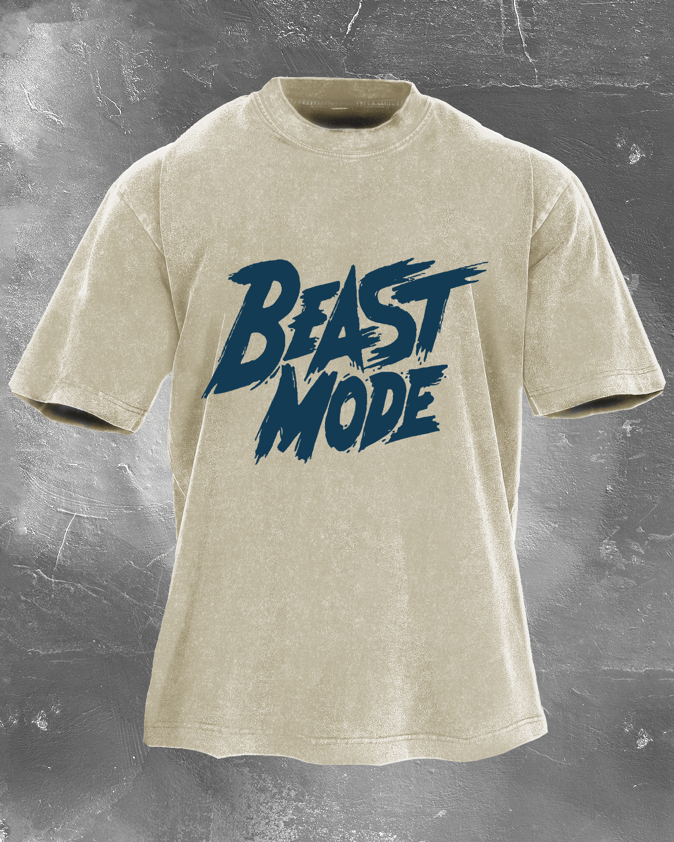 Beast Mode Men's washed T-shirt - Gymfit