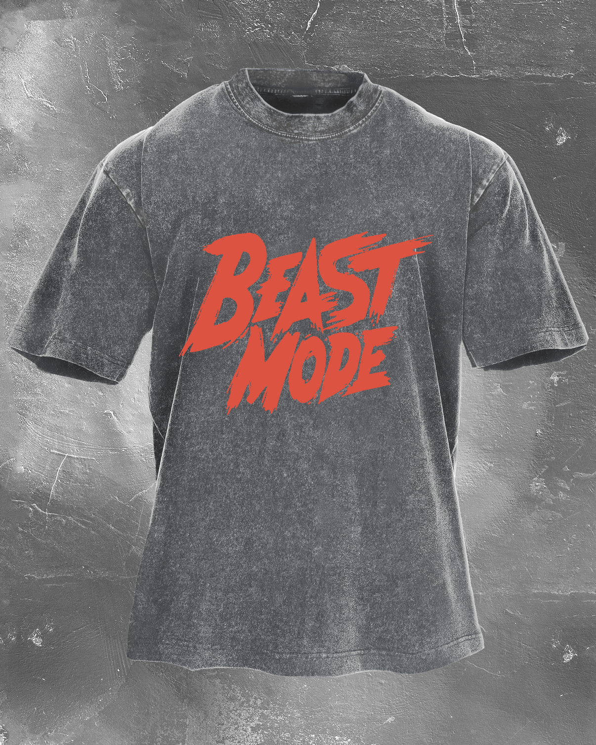 Beast Mode Men's washed T-shirt - Gymfit