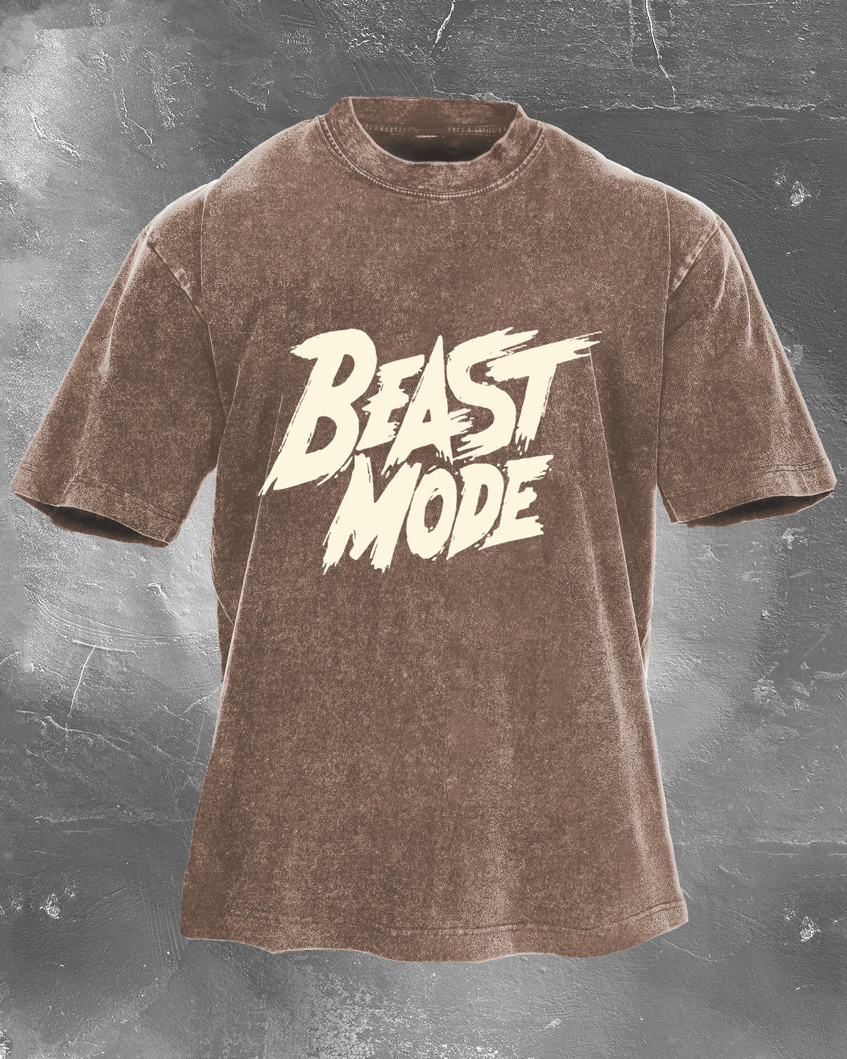 Beast Mode Men's washed T-shirt - Gymfit