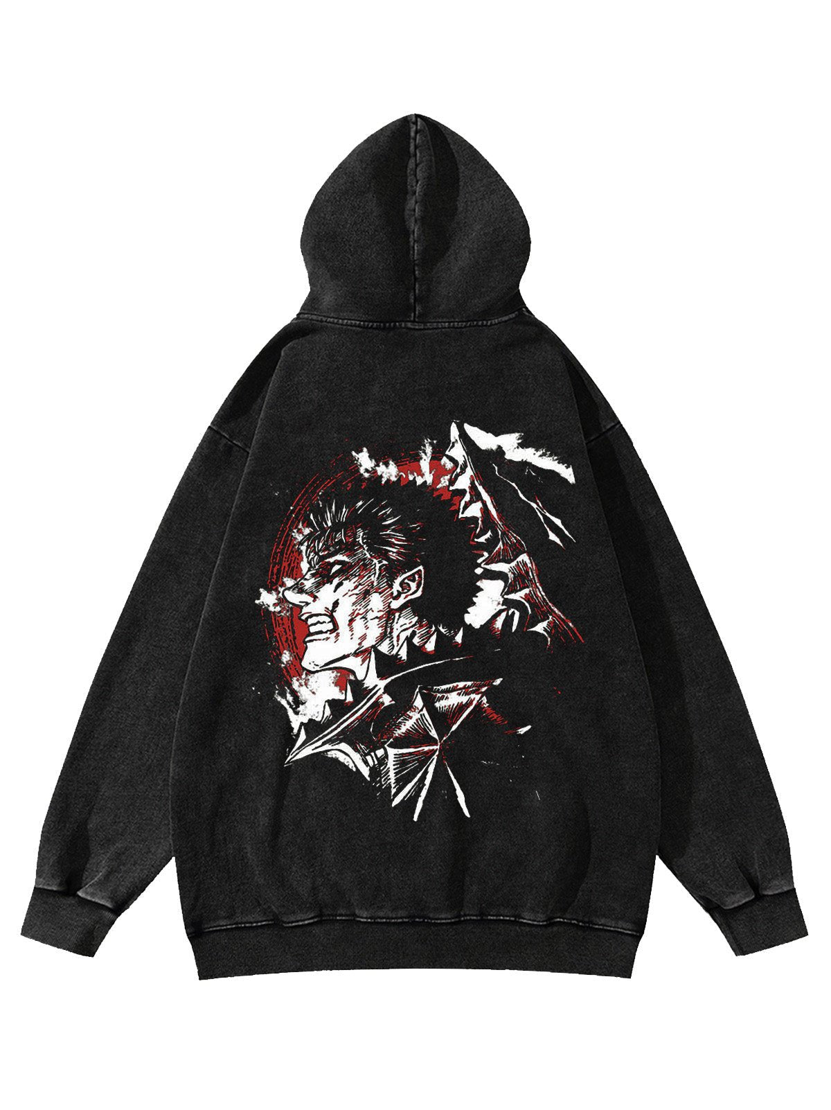 BERSERK GUTS VINTAGE HOODIE - Gymfit