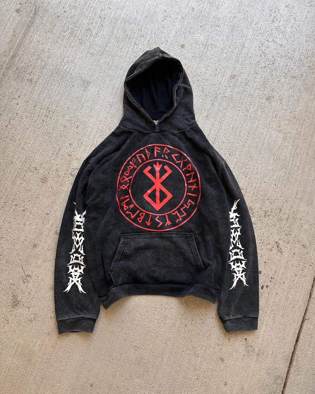 BRAND OF SACRIFICE FADED HOODIE - Gymfit