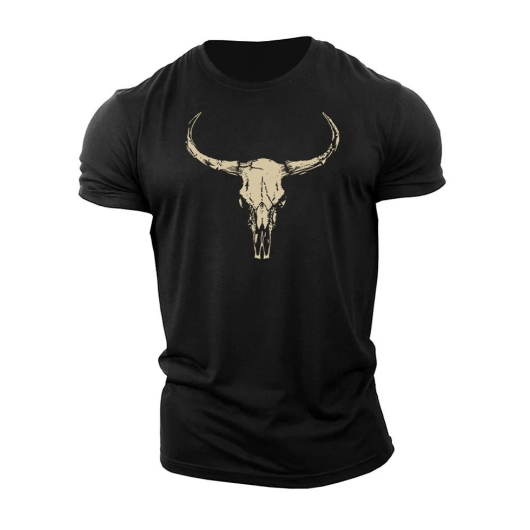 Bull Skull T-Shirt - Gymfit