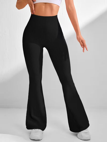 Ribbed Seamless Flare -leggingsit