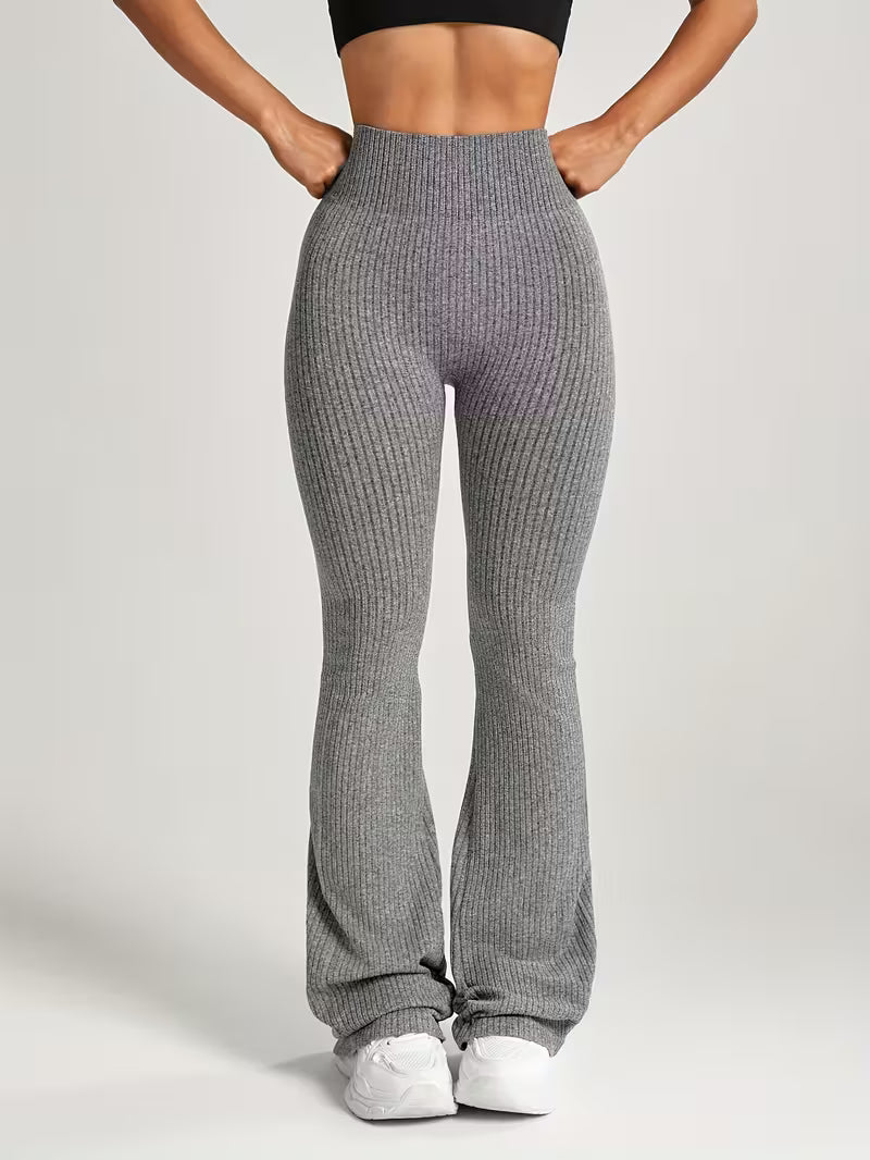 Ribbed Seamless Flare -leggingsit