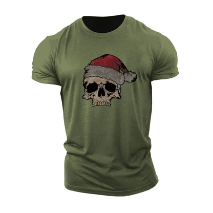 Christmas Skull T-Shirt - Gymfit