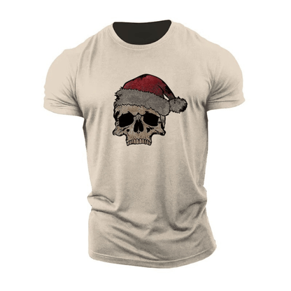 Christmas Skull T-Shirt - Gymfit