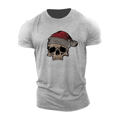 Christmas Skull T-Shirt - Gymfit