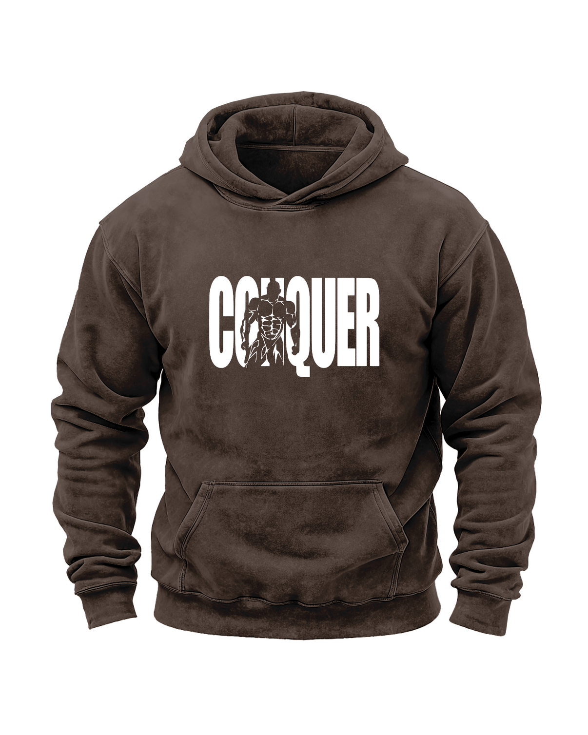 CONQUER WASHED HOODIE - Gymfit