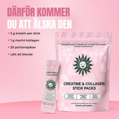 Kreatin- & Kollagen-Glow-Sticks - Gymfit