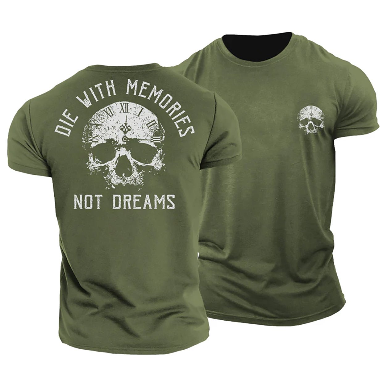 T-shirt med minder at dø med - Gymfit