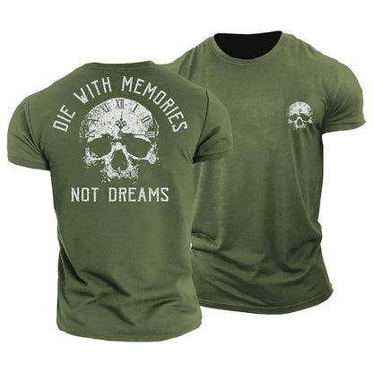 T-shirt med minder at dø med - Gymfit