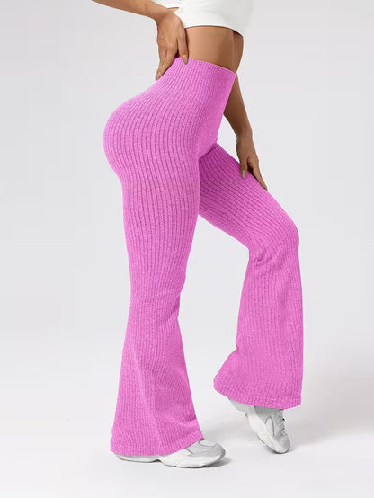 Ribbed Seamless Flare -leggingsit