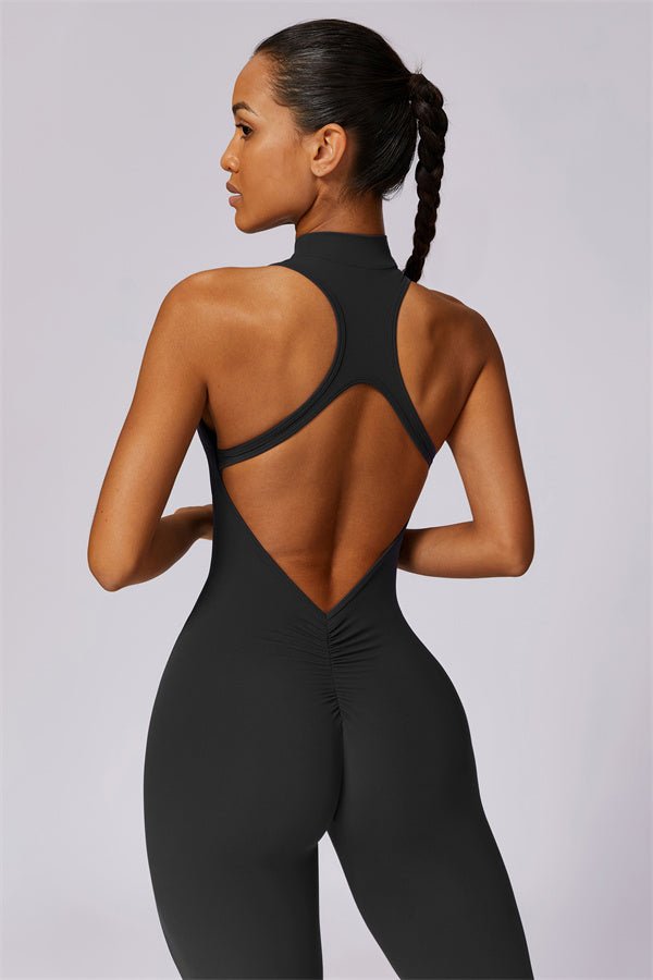 Emma Front Zip Jumpsuit - Gymfit