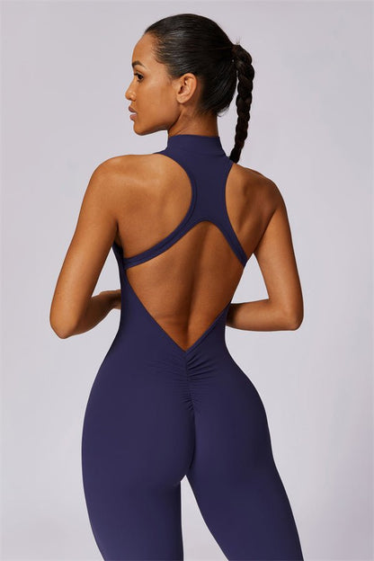 Emma Front Zip Jumpsuit - Gymfit