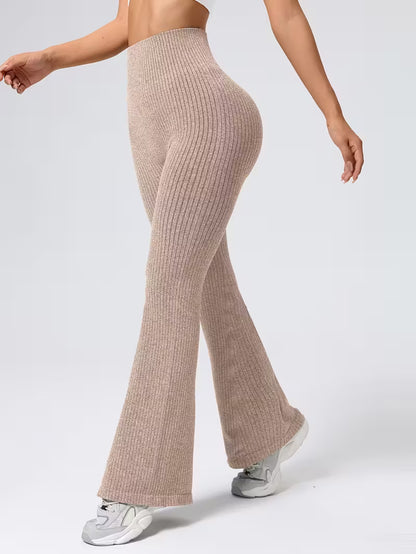 Ribbed Seamless Flare -leggingsit