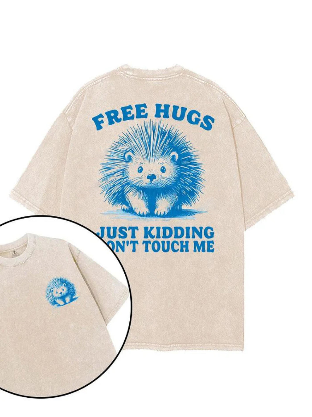 FREE HUGS JUST KIDDING T - SHIRT - Gymfit