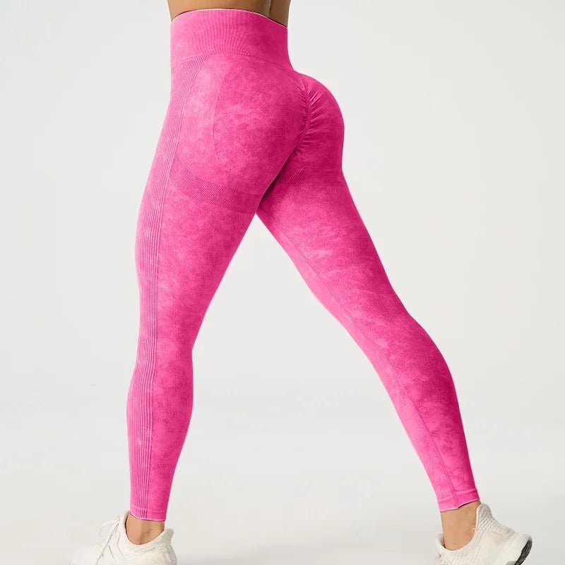 Frostade högmidjade leggings - Gymfit