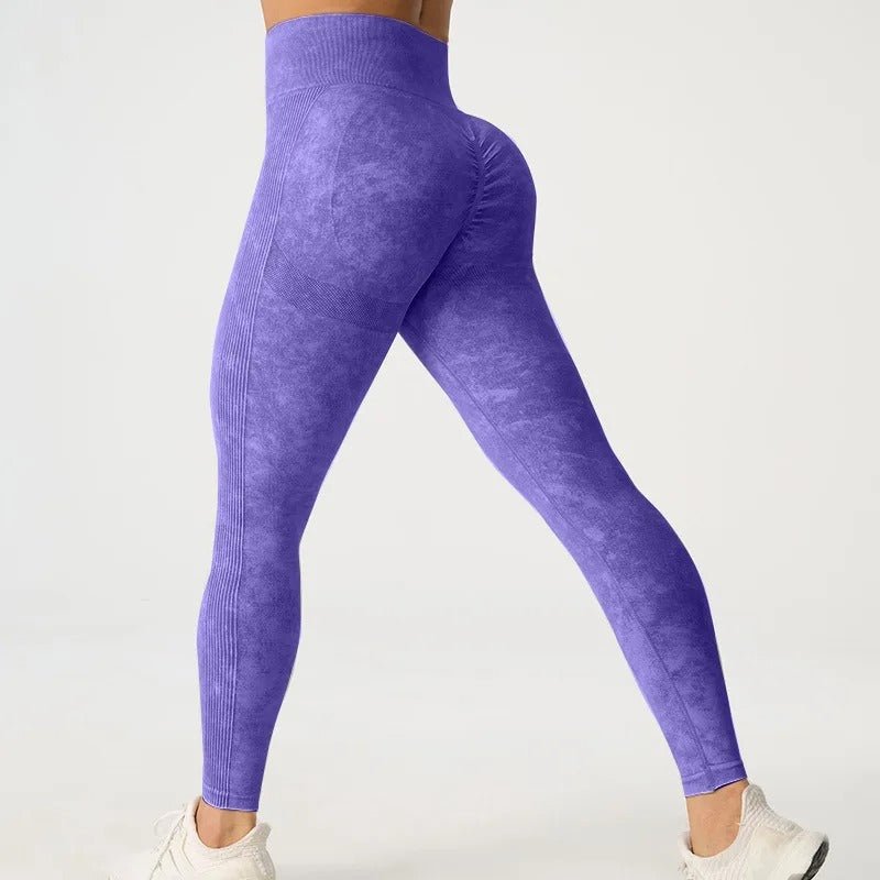 Frostade högmidjade leggings - Gymfit