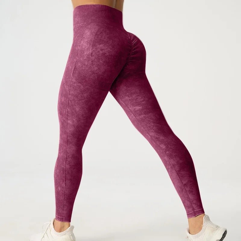 Frostade högmidjade leggings - Gymfit