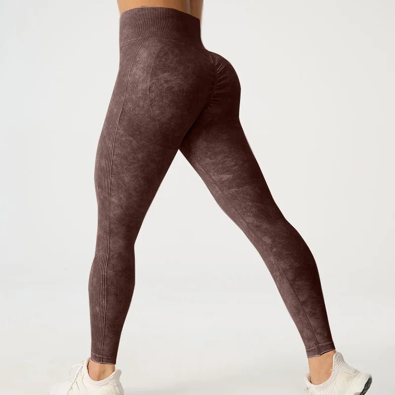 Frostade högmidjade leggings - Gymfit