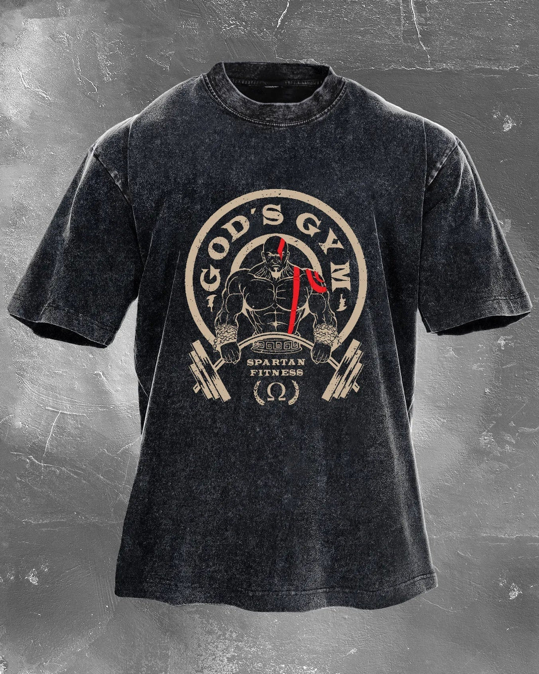 GOD'S GYM HEREN GEWASSEN T-SHIRT