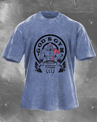 GOD'S GYM HEREN GEWASSEN T-SHIRT