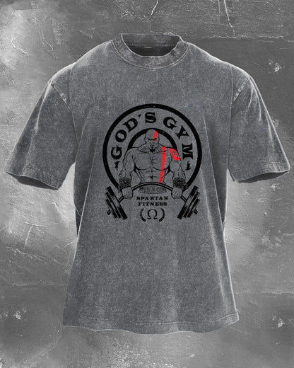 GOD'S GYM HEREN GEWASSEN T-SHIRT