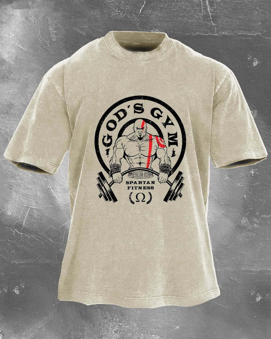 GOD'S GYM HEREN GEWASSEN T-SHIRT