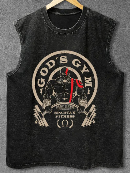 GOD'S GYM WASHED TANK - Gymfit