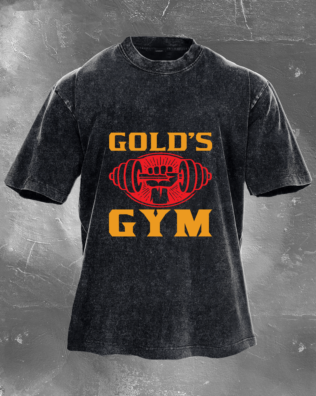 GOLD´S GYM WASHED T - SHIRT - Gymfit