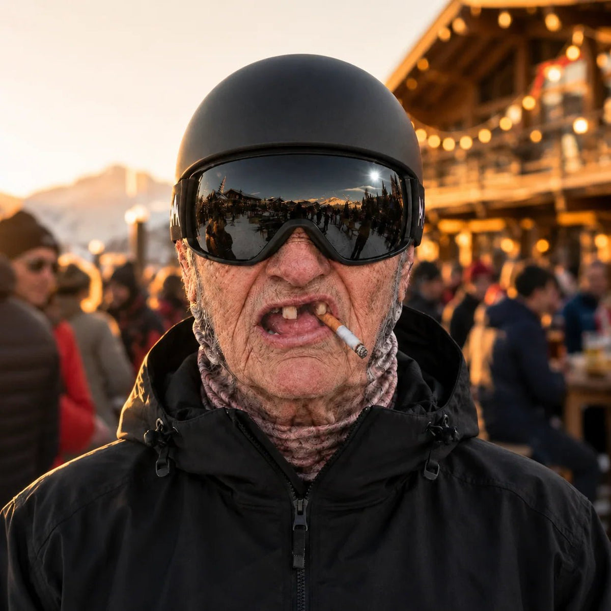 Grandpa Face Ski Mask - Gymfit