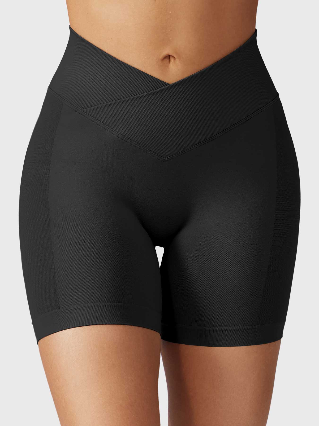 Gymfit 5" V - waistband Headey shorts - Gymfit