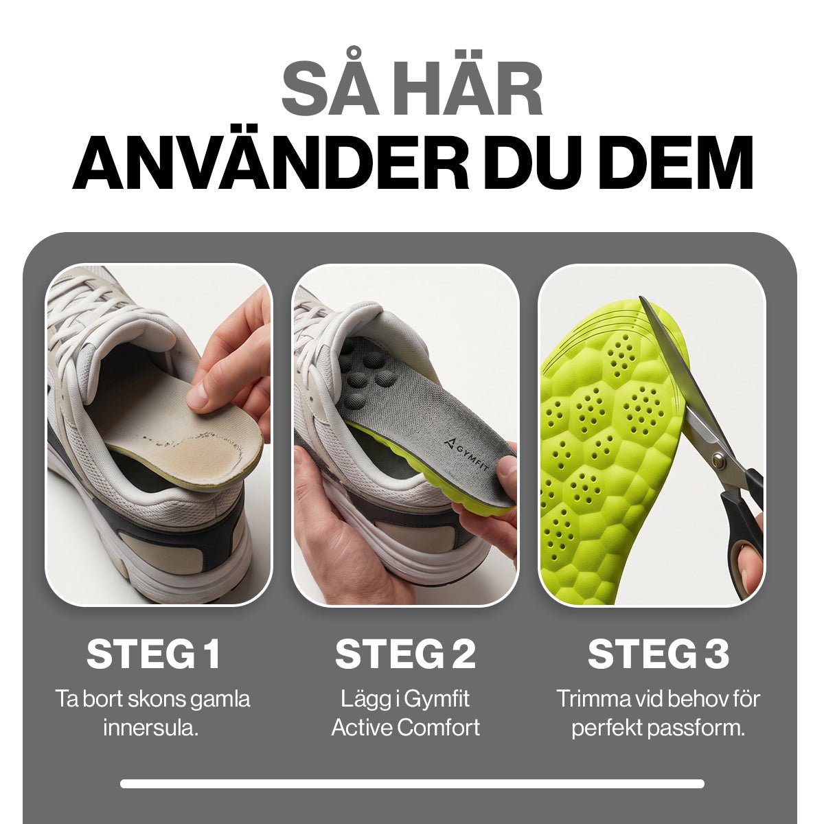Gymfit Active Comfort Inlägg - Gymfit