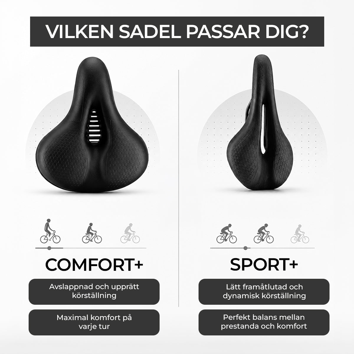 Gymfit AirRide Sadel Pro™ - Gymfit