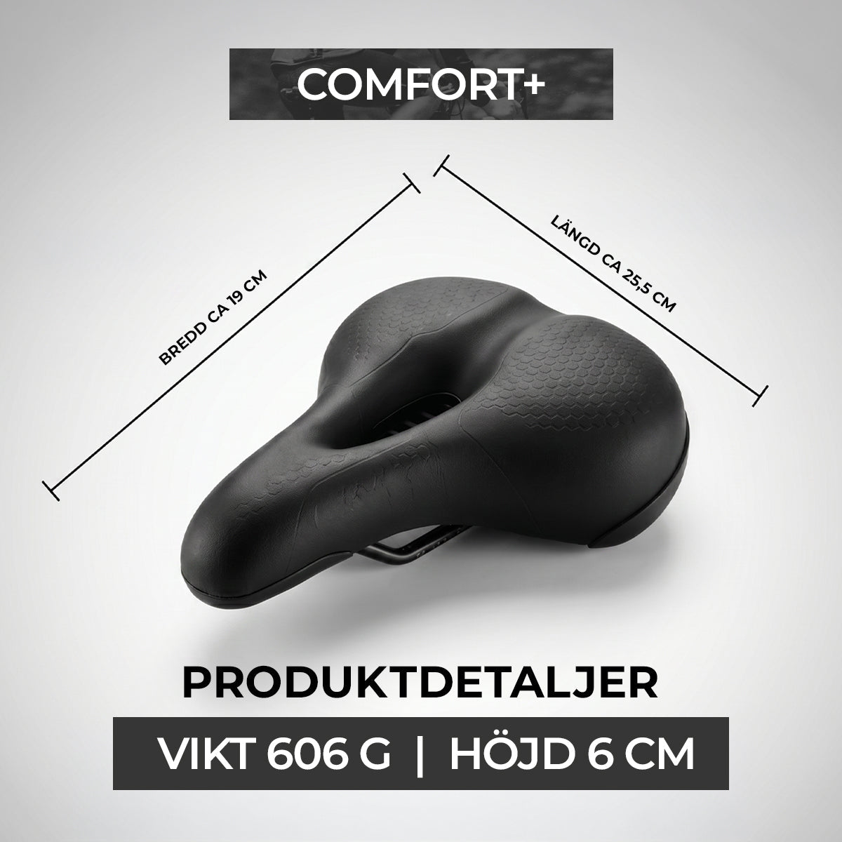 air comfort fahrradsattel Gymfit AirRide Sattel Pro™