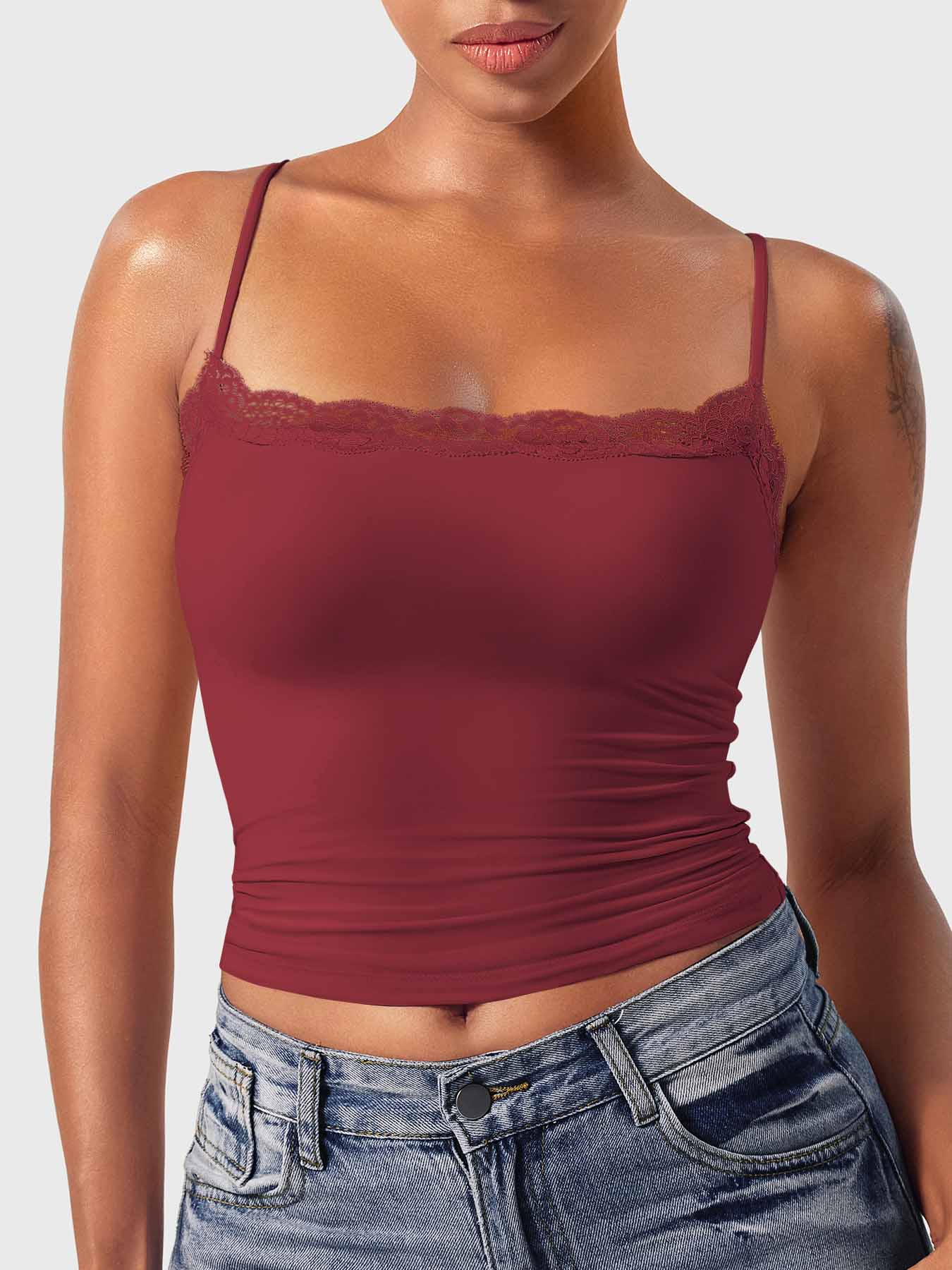 Gymfit Annabely Square Neck Lace Tank - Gymfit